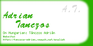 adrian tanczos business card